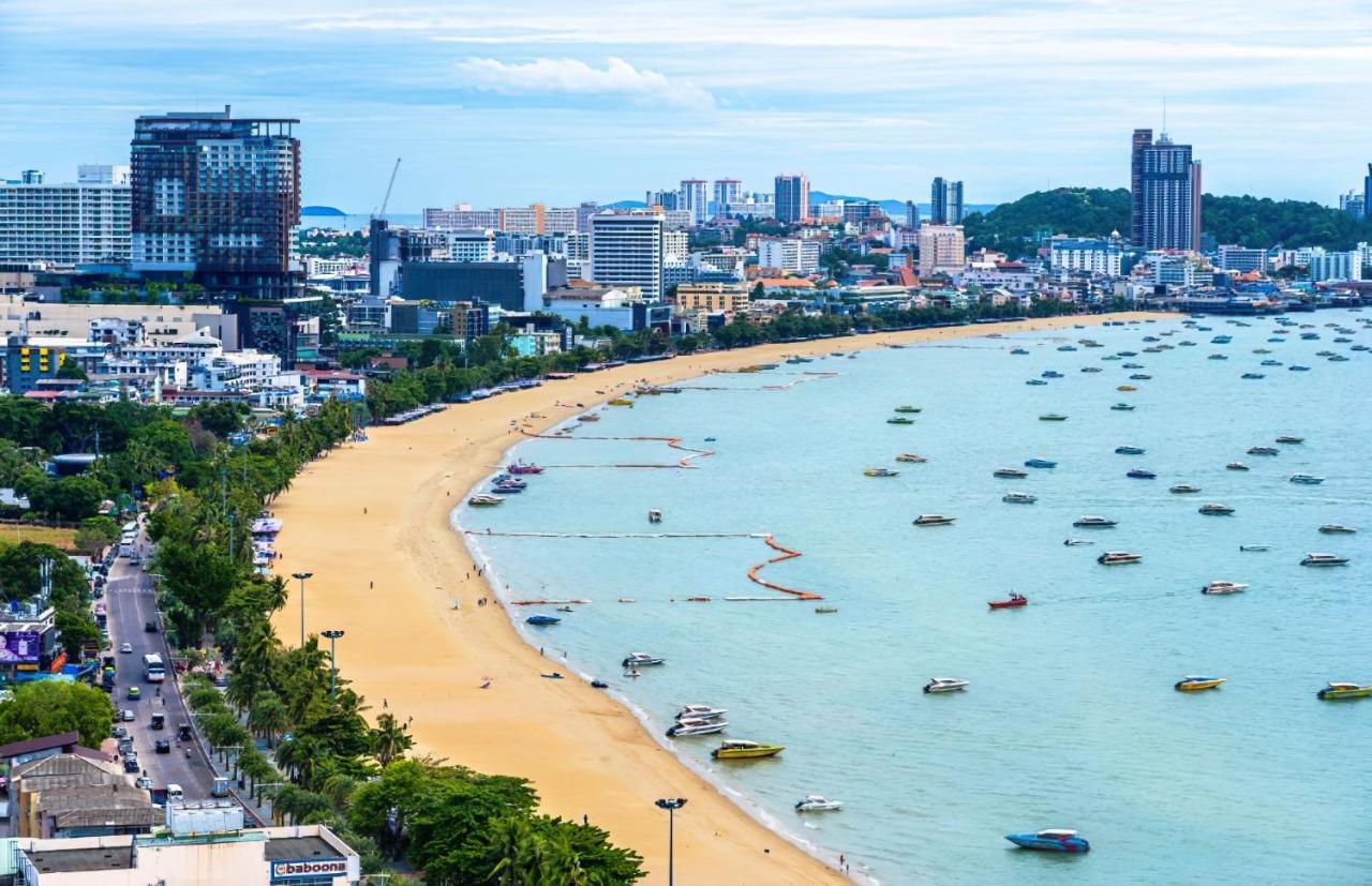 Great Location With Infinity Pool -Central Pattaya Appartement Buitenkant foto