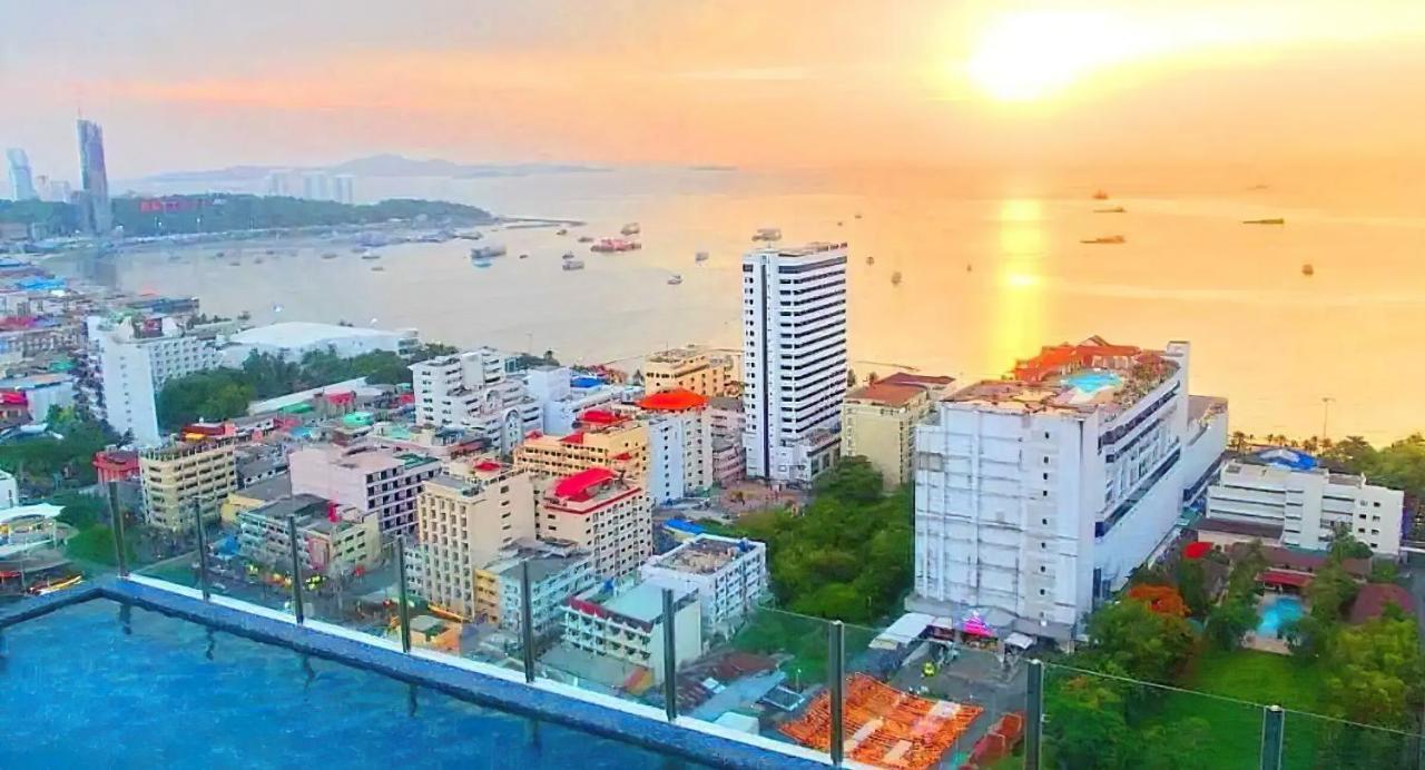 Great Location With Infinity Pool -Central Pattaya Appartement Buitenkant foto