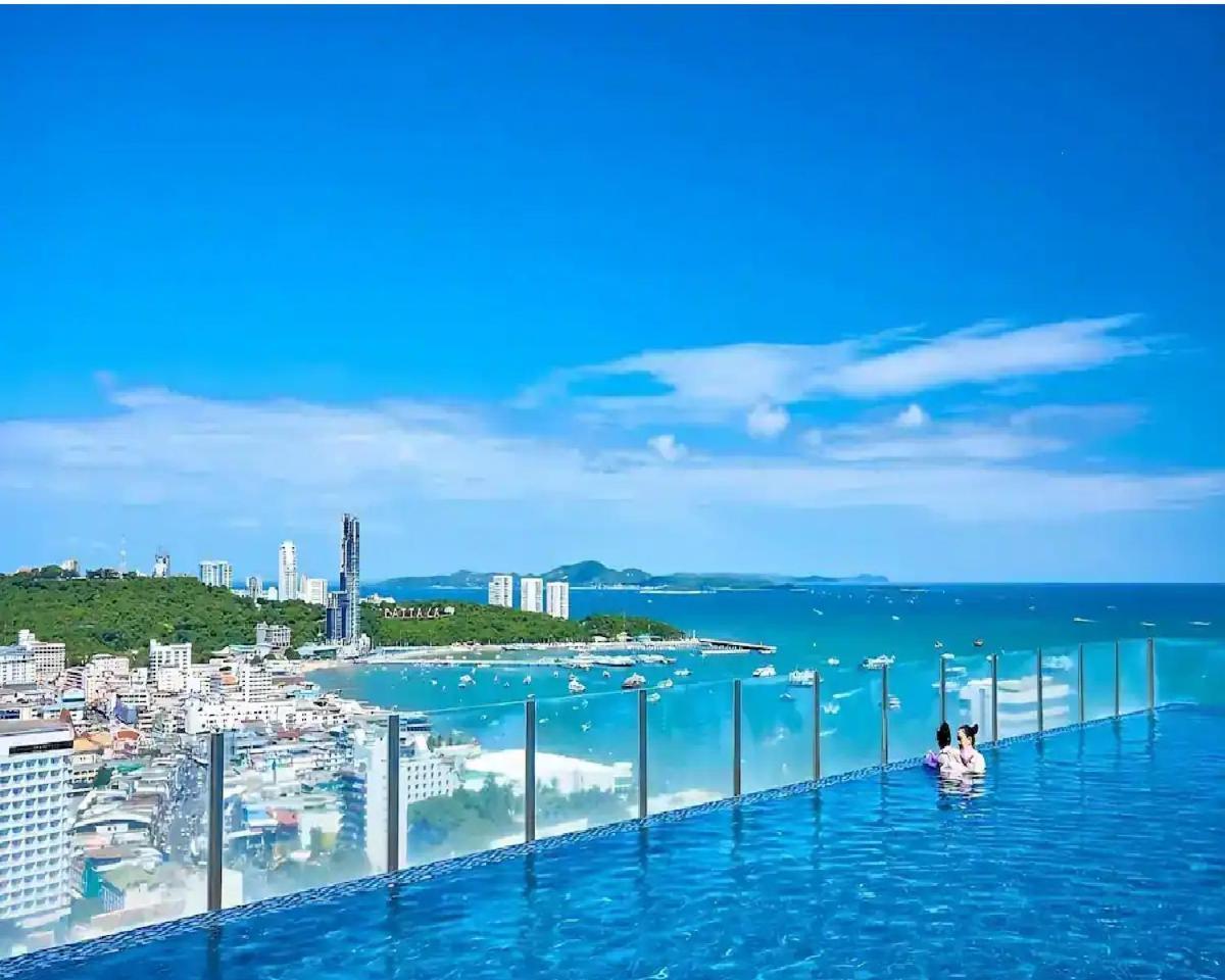 Great Location With Infinity Pool -Central Pattaya Appartement Buitenkant foto
